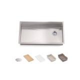 Strive 32 in. Undermount Single Bowl Stainless Steel Workstation Kitchen Sink - Retail: $974