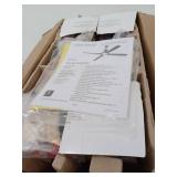 Craftmade Ric604 Ricasso 60inch  4 Blade Led Ceiling Fan - Brass - Retail: $750