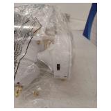 Heath Zenith SL-4150-WH White Motion-Sensing Wall Light 100W Incandescent Outdoor