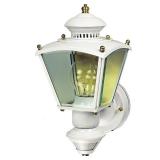 Heath Zenith SL-4150-WH White Motion-Sensing Wall Light 100W Incandescent Outdoor