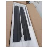 JAZAVA 8 ft. Indoor Aluminum Black 100-240-Volt 69 RPM Industrial Ceiling Fan - Retail: $320