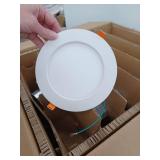 HALO CJB 6 in. 2-in-1 Installation LED Downlight with Attached JBOX, 5CCT, 900 Lumens, 75-Watt Equivalent, 12-Pack-Retail: $296