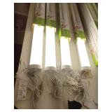 Feit Electric 4 ft. 55-Watt 4000K Bright White 5000 Lumens White Integrated LED Linkable Hanging Motion Sense Shop Light, 8 Pack- Retail: $330