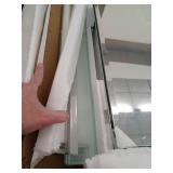 Kohler 30in W X 26in H Aluminum Two-Door Medicine Cabinet with Mirrored Doors  Beveled Edges - Retail: $267