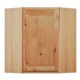 Kitchen Classics Denver 24-in W x 30-in H x 12-in D Finished Hickory Corner Kitchen Wall Cabinet - Retail: $184