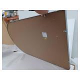 Elegant Lighting Arched Mirror, 24 x 40, Silver