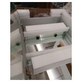 Miseno Mmc2620mc 20  X 26  Frameless 1 Door Medicine Cabinet - Nickel - Retail: $180