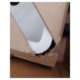 Precis Silgranit 27 in. Undermount Single Bowl Soft White Granite Composite Kitchen Sink - Retail: $805