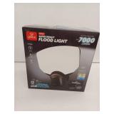 70-Watt 7000 Lumen 240° Black Motion Sensing Integrated LED Super Bright Flood Light with 5CCT and Dual Brite