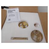 20 inch Gold Crystal Ceiling Fan with Remote - Retail: $140