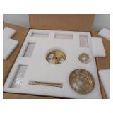 20 inch Gold Crystal Ceiling Fan with Remote - Retail: $140