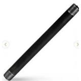 Plumbflex 1/2 inch x 24 inch Black Steel Pipe