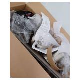 Fanelee 54 in. White Color Changing LED Brushed Nickel Smart Ceiling Fan with Light Kit and Remote Powered by Hubspace