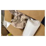 Summsun Outdoor Chair Cushions Set of 4, Waterproof Backrest and Deep Seat Cushion Set for Patio Furniture, Outdoor Sofa Replacement Cushions with Removable Cover, 24 x 24 Inch, Cream - Retail: $0