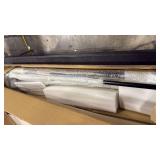 49\" Universal Iron Racing Safety Seat Belt Chassis Roll Harness Bar Rod Black Compatible with Ford Honda Mitsubishi and more, Works with All 4-Point, 5-Point and 6-Point Seat Belts - Retail: $0