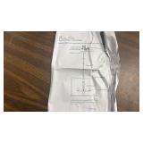 Kira Home Bellevue 4-Light Modern Farmhouse Lantern Chandelier, Item# RVY-CP7051-4-BK+WGO (slightly different from stock photo) - Retail: $0