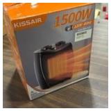 Kissair 1500W Portable Space Heater - Retail: $35