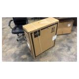 Medline Comfortable Folding Wheelchair with Swing-Back, Desk-Length Arms and Elevating Footrests, 18âW x 16âD Seat (color may vary) - Retail: $0