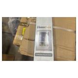 Blackout Roller Shades for Windows, Cordless Free-Stop Blinds with Thermal Insulated,UV Protection Fabric. Pull Down Room Darkening Door Blinds for Home, Office Easy to Install(51\" W x 72\" H,White) 