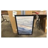 PEALSN 19x27 Poster Frame Black, Picture Frame for Wall Mounting Display Horizontally or Vertically Hanging, 1 Pack - Retail: $0
