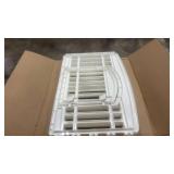 IRIS USA 24\" 4-Panel Dog Playpen with Door, 35 x 35 x 24, Puppy Playpen, Dog Play Pen Indoors, Pet Fence, Puppies/Small Dogs, White - Retail: $0