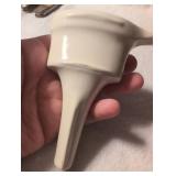 Mason Cash White Ceramic Funnel