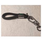 Land Rover Braided Leather Keychain