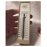 Phillips 66 Gas Station Advertising Thermometer + Ohaus Scale