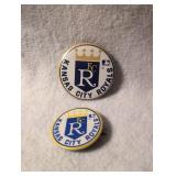 Kansas City Royals MLB Team Logo Pins - 2 ct