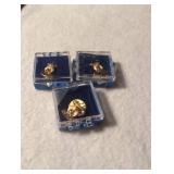 Shriners 25 Year Service Pins - 3 ct