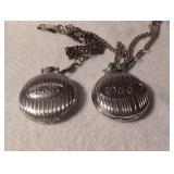 Silver Grandpa Pocket Watch + Dad Pocket Watch