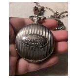 Silver Grandpa Pocket Watch + Dad Pocket Watch
