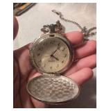 Silver Grandpa Pocket Watch + Dad Pocket Watch