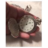 Silver Grandpa Pocket Watch + Dad Pocket Watch
