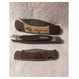 Old Timer Pocket Knife Collection - 3 ct