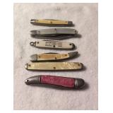 Collection of Mini Traditional Pocket Knives - 6 ct