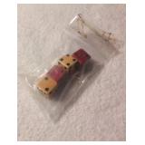 Bakelite Dice Set - Red and Butterscotch