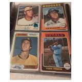 Vintage Baseball Card Collection with Album