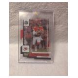 2022 Panini Clearly Donruss Patrick Mahomes II White Silhouette Card #23