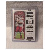 2022 Panini Contenders Patrick Mahomes II Season Ticket Card