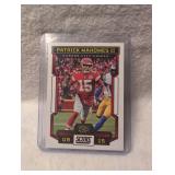 2023 Panini Score Patrick Mahomes II Kansas City Chiefs Card #119