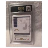 2020 Chronicles Justin Herbert Pink Luminance Rookie Card GMB 9