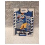 2023 Panini Absolute Justin Herbert Base Card #1