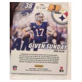 2023 Panini Prestige Josh Allen Given Sunday Insert Card