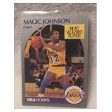 1990 NBA Hoops Magic Johnson MVP Lakers Card