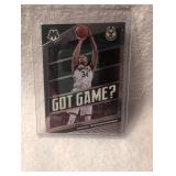 2019-20 Panini Mosaic Got Game? Giannis Antetokounmpo Card #25