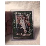Giannis Antetokounmpo Panini Mosaic Basketball Card Lot - 2 ct