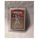 2021 Topps Heritage Mike Trout In Action Baseball Card