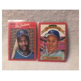 1990 Bo Jackson Donruss Baseball Card Set - MVP and Diamond Kings - 2 ct