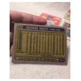 George Brett Kansas City Royals Baseball Cards Collection - 4 ct